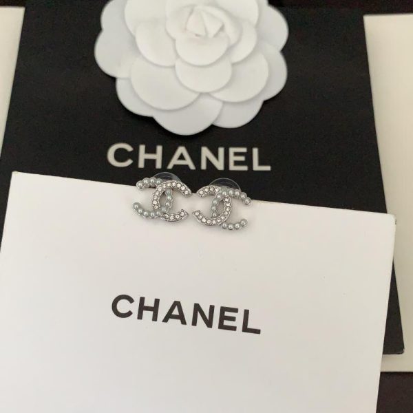replik,replica,schmuck,1:1,beste,ohrringe,ring,Repliken Chanel transparente Perlenohrringe Perlenohrringe