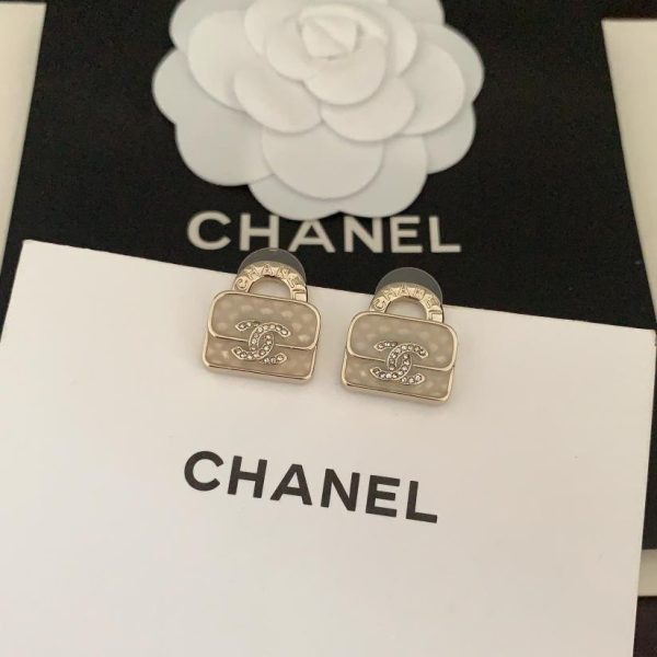 replik,replica,schmuck,1:1,beste,ohrringe,ring,Repliken Chanel-Ohrringe mit rosa Kristall-CC