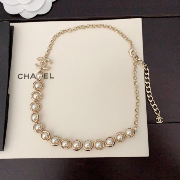 replik,replica,schmuck,1:1,beste,ohrringe,ring,Repliken Chanel runde Ohrhaken mit Perlen