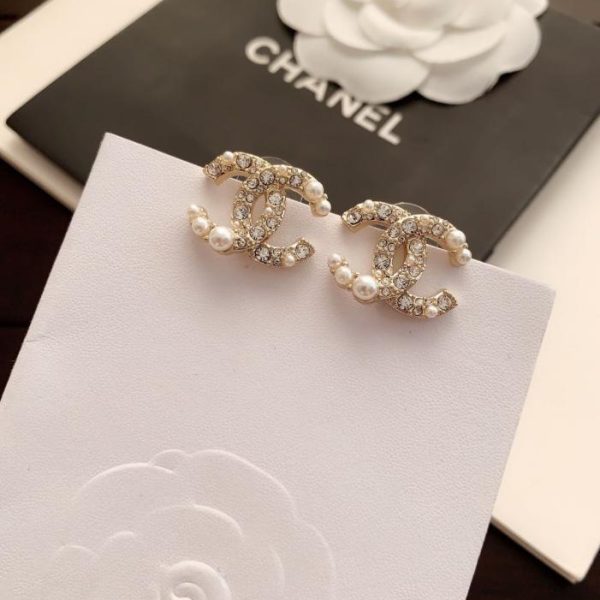 replik,replica,schmuck,1:1,beste,ohrringe,ring,Repliken Gestreifte CC-Ohrhaken von Chanel