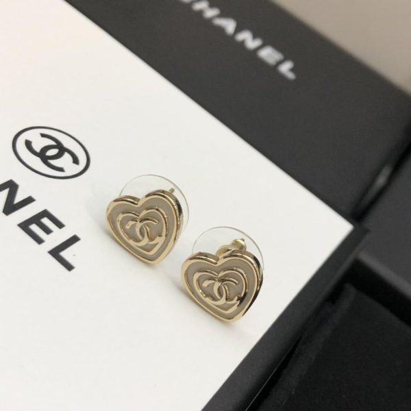 replik,replica,schmuck,1:1,beste,ohrringe,ring,Repliken Chanel herzförmige Harzohrringe