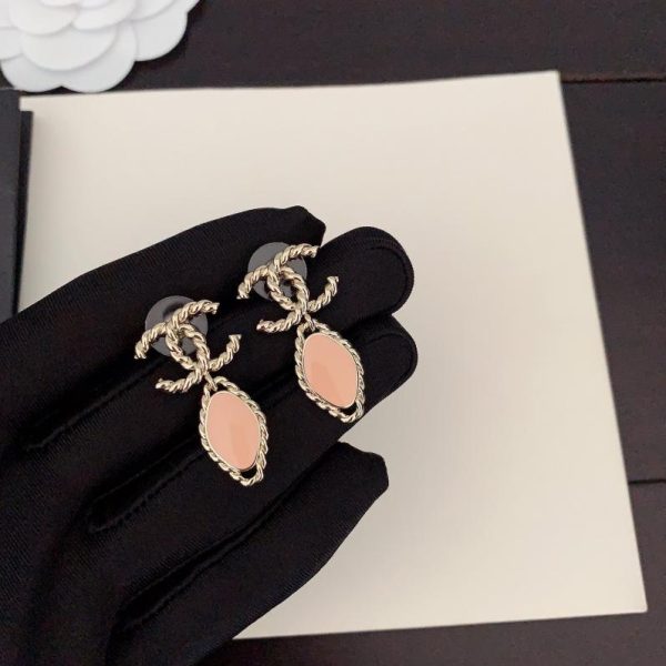 replik,replica,schmuck,1:1,beste,ohrringe,ring,Repliken Schwarze Chanel-Ohrringe
