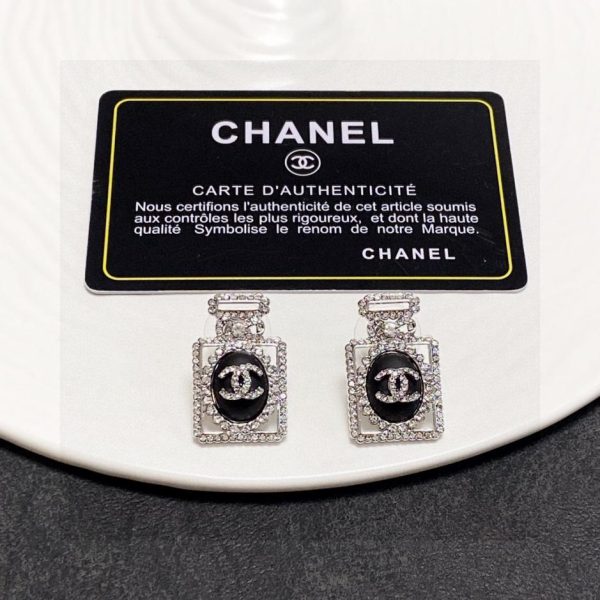 replik,replica,schmuck,1:1,beste,ohrringe,ring,Repliken Chanel Doppel-C-rote, fröhliche kleine Ohrringe