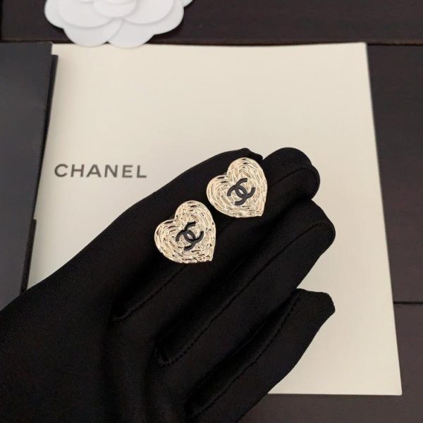 replik,replica,schmuck,1:1,beste,ohrringe,ring,Repliken Chanel rosa zweifarbige Ohrhaken