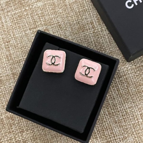 replik,replica,schmuck,1:1,beste,ohrringe,ring,Repliken Lange Ohrringe mit kleinem CC-Blumenmuster von Chanel