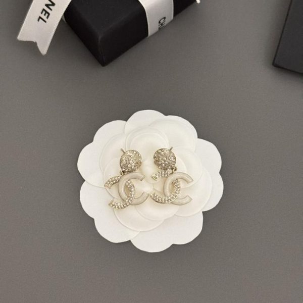 replik,replica,schmuck,1:1,beste,ohrringe,ring,Repliken Chanel schwarze quadratische Ohrringe