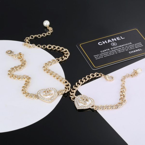 replik,replica,schmuck,1:1,beste,ohrringe,ring,Repliken Chanel-Buchstabenarmband-Halskette