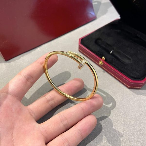 replik,replica,schmuck,1:1,beste,ohrringe,ring,Repliken Cartier-Diamantnagelarmband mit Kopf und Schwanz