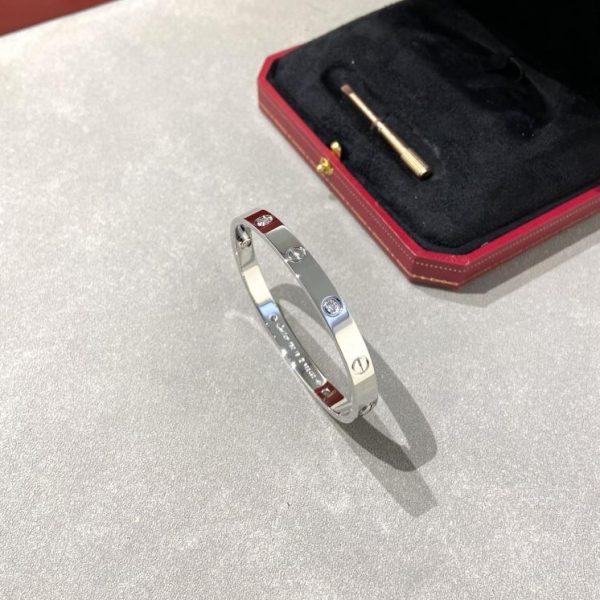 replik,replica,schmuck,1:1,beste,ohrringe,ring,Repliken Breites Cartier-Armband mit vier Diamanten