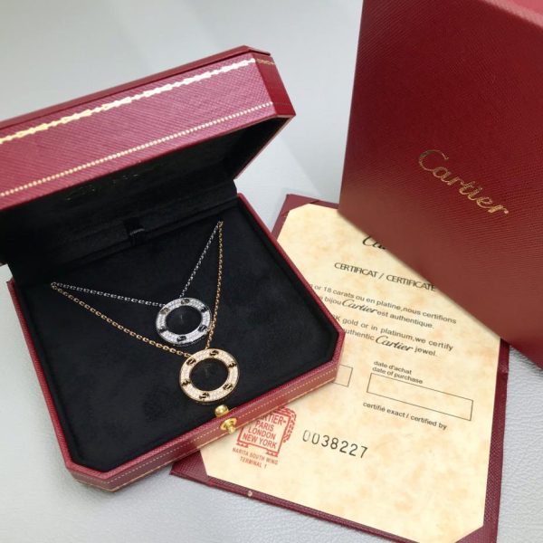 replik,replica,schmuck,1:1,beste,ohrringe,ring,Repliken Cartier LOVE Gypsophila-Pfannkuchen-Halskette