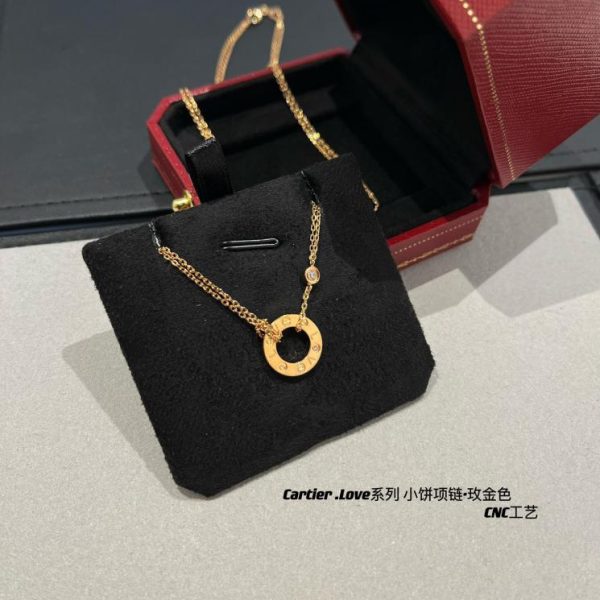 replik,replica,schmuck,1:1,beste,ohrringe,ring,Repliken Kuchen-Halskette der Cartier Love-Serie