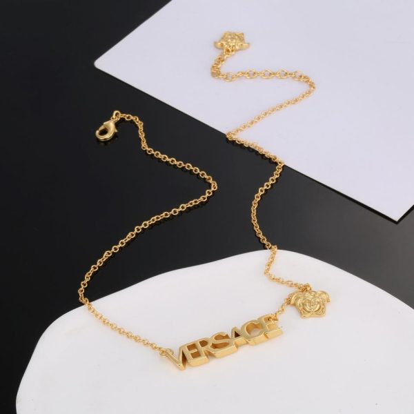 replik,replica,schmuck,1:1,beste,ohrringe,ring,Repliken Versace-Goldhalskette