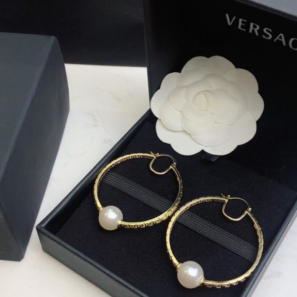 replik,replica,schmuck,1:1,beste,ohrringe,ring,Repliken Versace-Ohrringe aus Metall