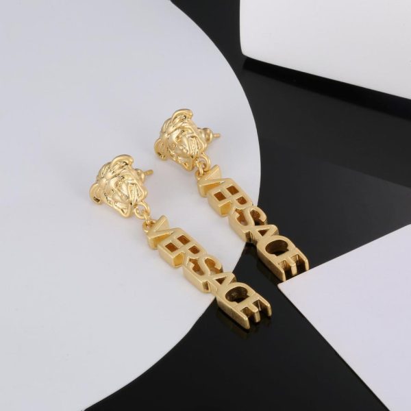 replik,replica,schmuck,1:1,beste,ohrringe,ring,Repliken Goldene Versace-Ohrringe