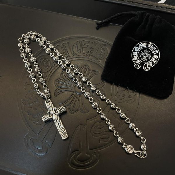 replik,replica,schmuck,1:1,beste,ohrringe,ring,Repliken Chrome Hearts Vintage Bambus-Buchstaben-Halskette