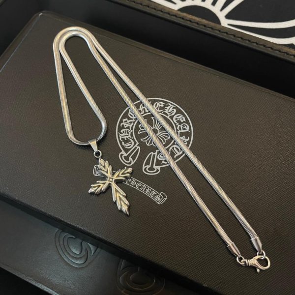 replik,replica,schmuck,1:1,beste,ohrringe,ring,Repliken Chrome Hearts Vintage-Halskette mit mehreren Elementen