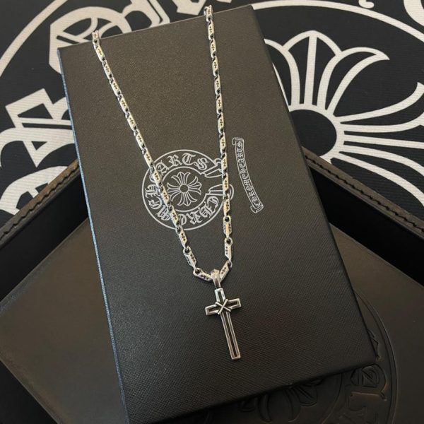 replik,replica,schmuck,1:1,beste,ohrringe,ring,Repliken Chrome Hearts Vintage-Halskette mit Schlangenmuster