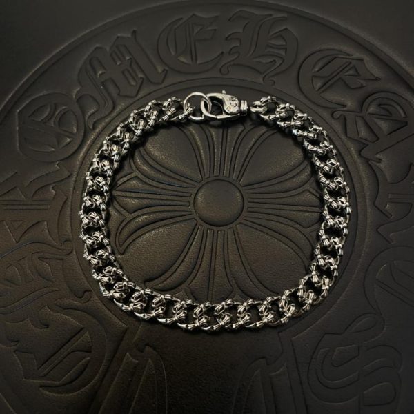 replik,replica,schmuck,1:1,beste,ohrringe,ring,Repliken Chrom-Herzen-Kugelperlen-Kreuz-Pullover-Kette