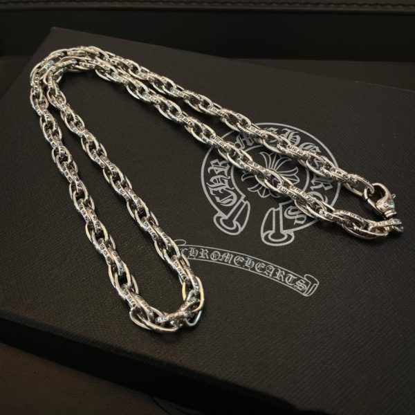 replik,replica,schmuck,1:1,beste,ohrringe,ring,Repliken Kubanisches Vintage-Armband mit Chromherzen