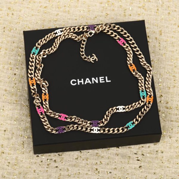 replik,replica,schmuck,1:1,beste,ohrringe,ring,Repliken Chanel Doppel-C-Halskette