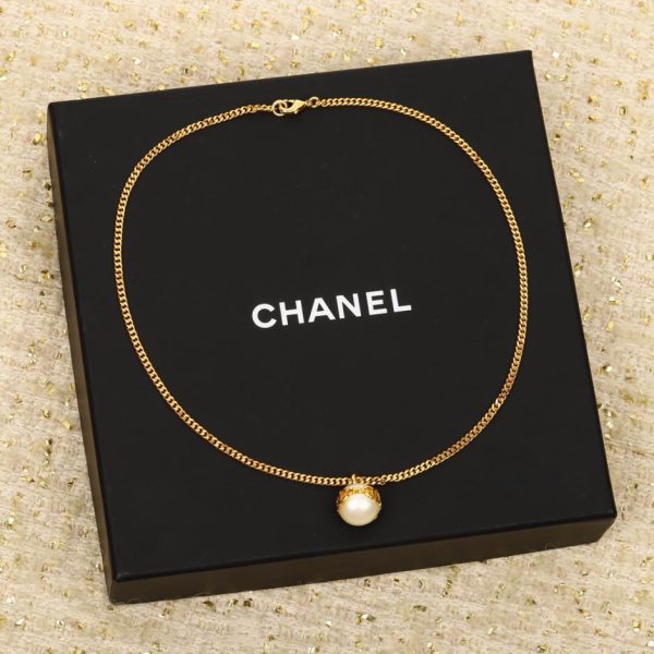 replik,replica,schmuck,1:1,beste,ohrringe,ring,Repliken Chanel-Doppel-Choker mit quadratischen Perlen