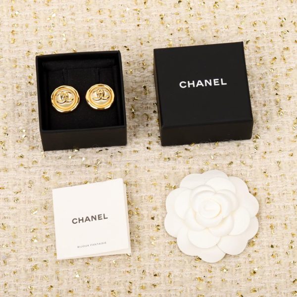 replik,replica,schmuck,1:1,beste,ohrringe,ring,Repliken Chanel-Doppel-C-Ohrringe