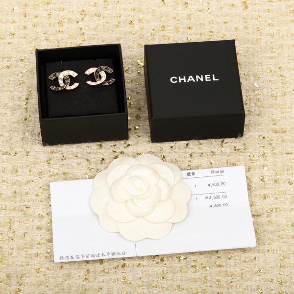replik,replica,schmuck,1:1,beste,ohrringe,ring,Repliken Chanel rosa quadratische Doppel-C-Ohrringe