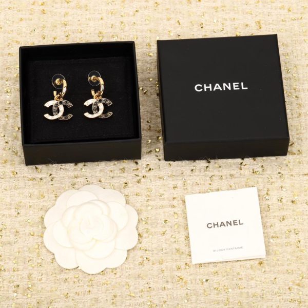 replik,replica,schmuck,1:1,beste,ohrringe,ring,Repliken Chanel-Creolen mit Doppel-C