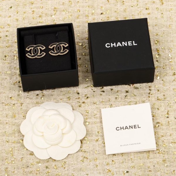 replik,replica,schmuck,1:1,beste,ohrringe,ring,Repliken Chanel-Doppel-C-Harzohrringe