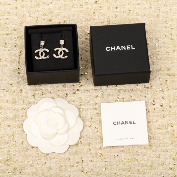 replik,replica,schmuck,1:1,beste,ohrringe,ring,Repliken Chanel Herbst- und Winter-Doppel-C-Ohrringe