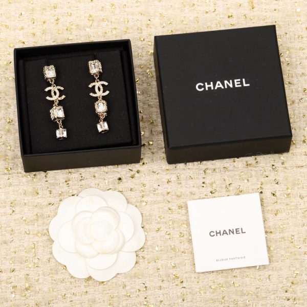 replik,replica,schmuck,1:1,beste,ohrringe,ring,Repliken Chanel-Buchstabenohrringe