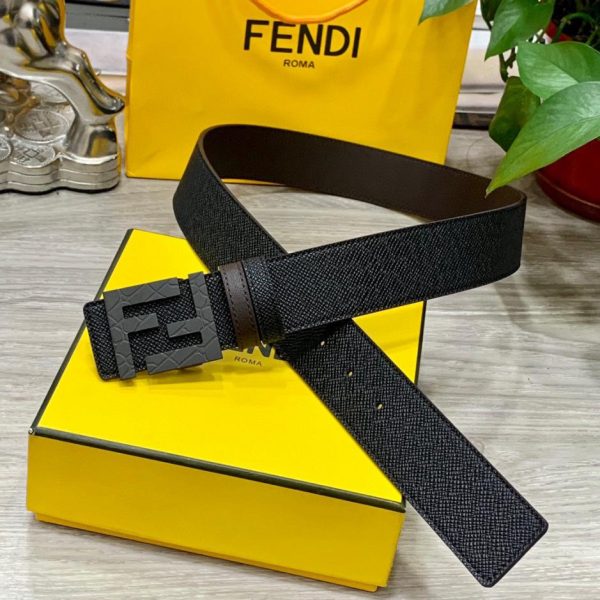 replik,replica,schmuck,1:1,beste,ohrringe,ring,Repliken FENDl Breite 40MM doppelseitiges Original-Kalbsleder