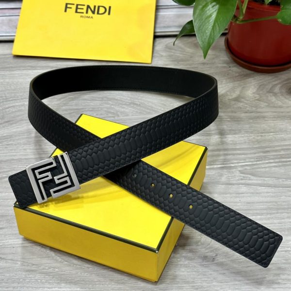 replik,replica,schmuck,1:1,beste,ohrringe,ring,Repliken FENDl Breite 40MM doppelseitiges Original-Kalbsleder