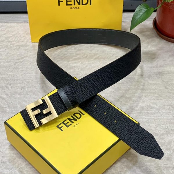 replik,replica,schmuck,1:1,beste,ohrringe,ring,Repliken FENDl Breite 40MM doppelseitiges Original-Kalbsleder