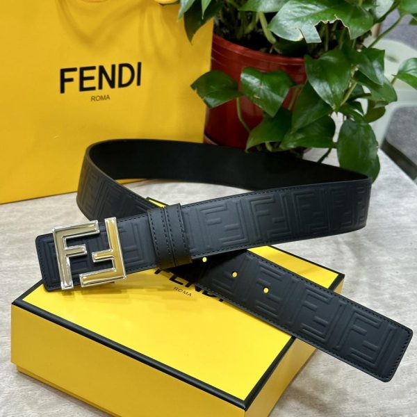 replik,replica,schmuck,1:1,beste,ohrringe,ring,Repliken FENDl Breite 40MM doppelseitiges Original-Kalbsleder