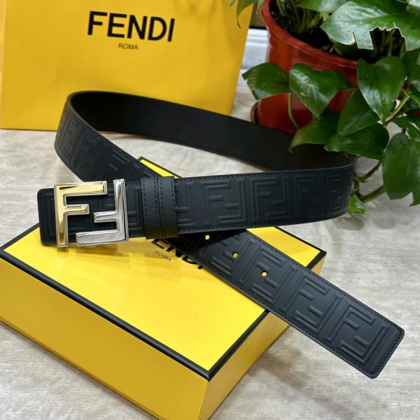 replik,replica,schmuck,1:1,beste,ohrringe,ring,Repliken FENDl Breite 40MM doppelseitiges Original-Kalbsleder