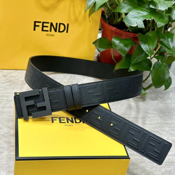 replik,replica,schmuck,1:1,beste,ohrringe,ring,Repliken FENDl Breite 40MM doppelseitiges Original-Kalbsleder