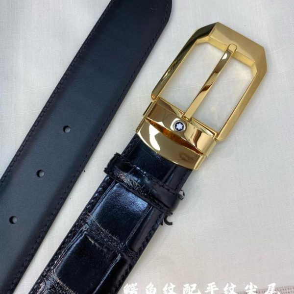 replik,replica,schmuck,1:1,beste,ohrringe,ring,Repliken Montblanc 3,5 cm breiter Gürtel