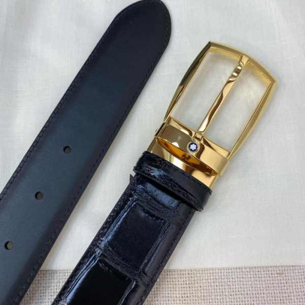 replik,replica,schmuck,1:1,beste,ohrringe,ring,Repliken Montblanc 3,5 cm breiter Gürtel