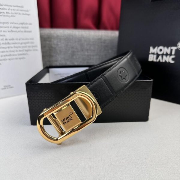 replik,replica,schmuck,1:1,beste,ohrringe,ring,Repliken Montblanc neuer, 3,5 cm breiter Herrengürtel