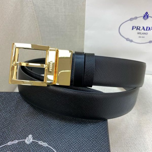 replik,replica,schmuck,1:1,beste,ohrringe,ring,Repliken PRADA Herrengürtel 3,4 cm breit