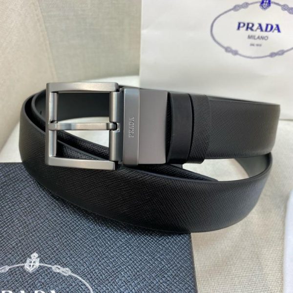 replik,replica,schmuck,1:1,beste,ohrringe,ring,Repliken PRADA Herrengürtel 3,4 cm breit