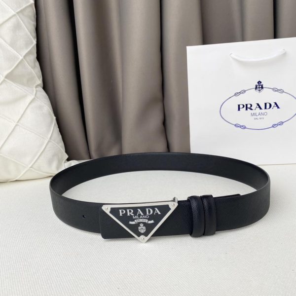 replik,replica,schmuck,1:1,beste,ohrringe,ring,Repliken Der neue doppelseitige Ledergürtel von PRADA ist 3,5 cm breit