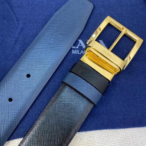 replik,replica,schmuck,1:1,beste,ohrringe,ring,Repliken PRADA doppelseitiger Gürtel 3,4 cm breit