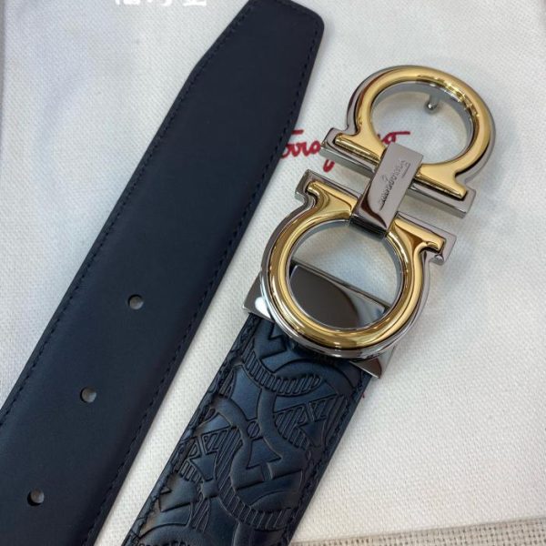 replik,replica,schmuck,1:1,beste,ohrringe,ring,Repliken Ferragamo NFC 3,5 cm Herrengürtel