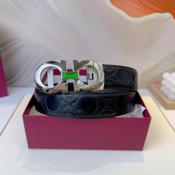 replik,replica,schmuck,1:1,beste,ohrringe,ring,Repliken Ferragamo NFC 3,5 cm Herrengürtel