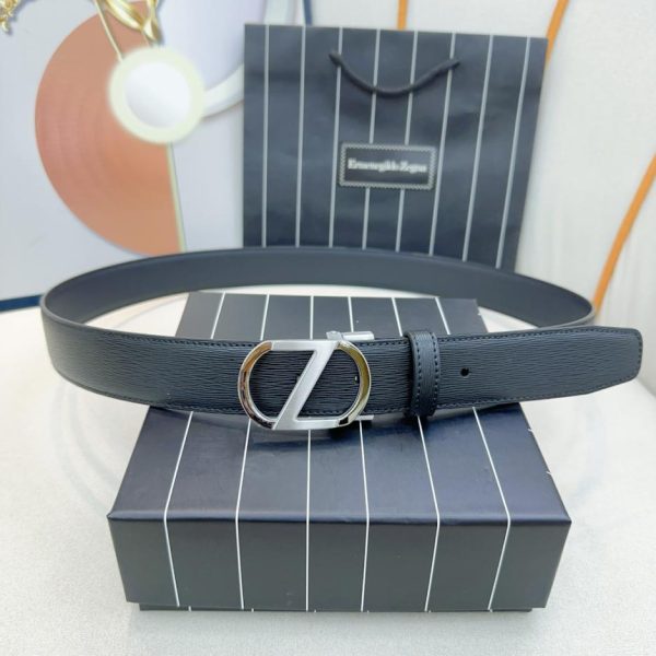replik,replica,schmuck,1:1,beste,ohrringe,ring,Repliken Zegna neues importiertes Kalbsleder, Breite 3,4 cm