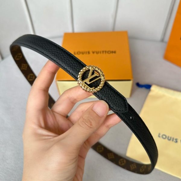 replik,replica,schmuck,1:1,beste,ohrringe,ring,Repliken LOUIS VUITTON S-Lock width 20mm women’s belt