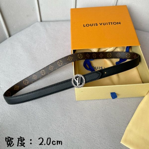 replik,replica,schmuck,1:1,beste,ohrringe,ring,Repliken LOUIS VUITTON S-Lock width 20mm women’s belt