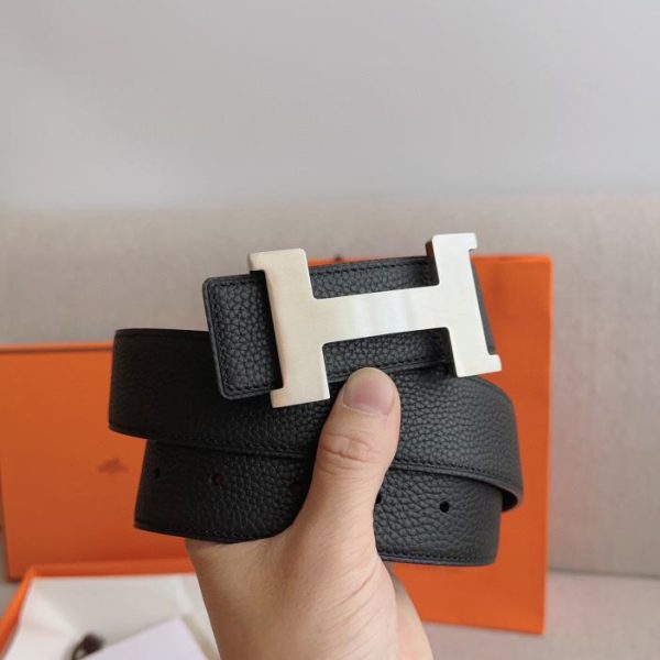 replik,replica,schmuck,1:1,beste,ohrringe,ring,Repliken Hermes double-sided leather belt 38mm
